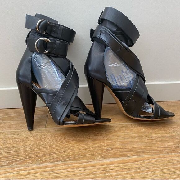 Isabel Marant-Lace Up Wrap Ankle Heels (38) - Picture 4 of 16